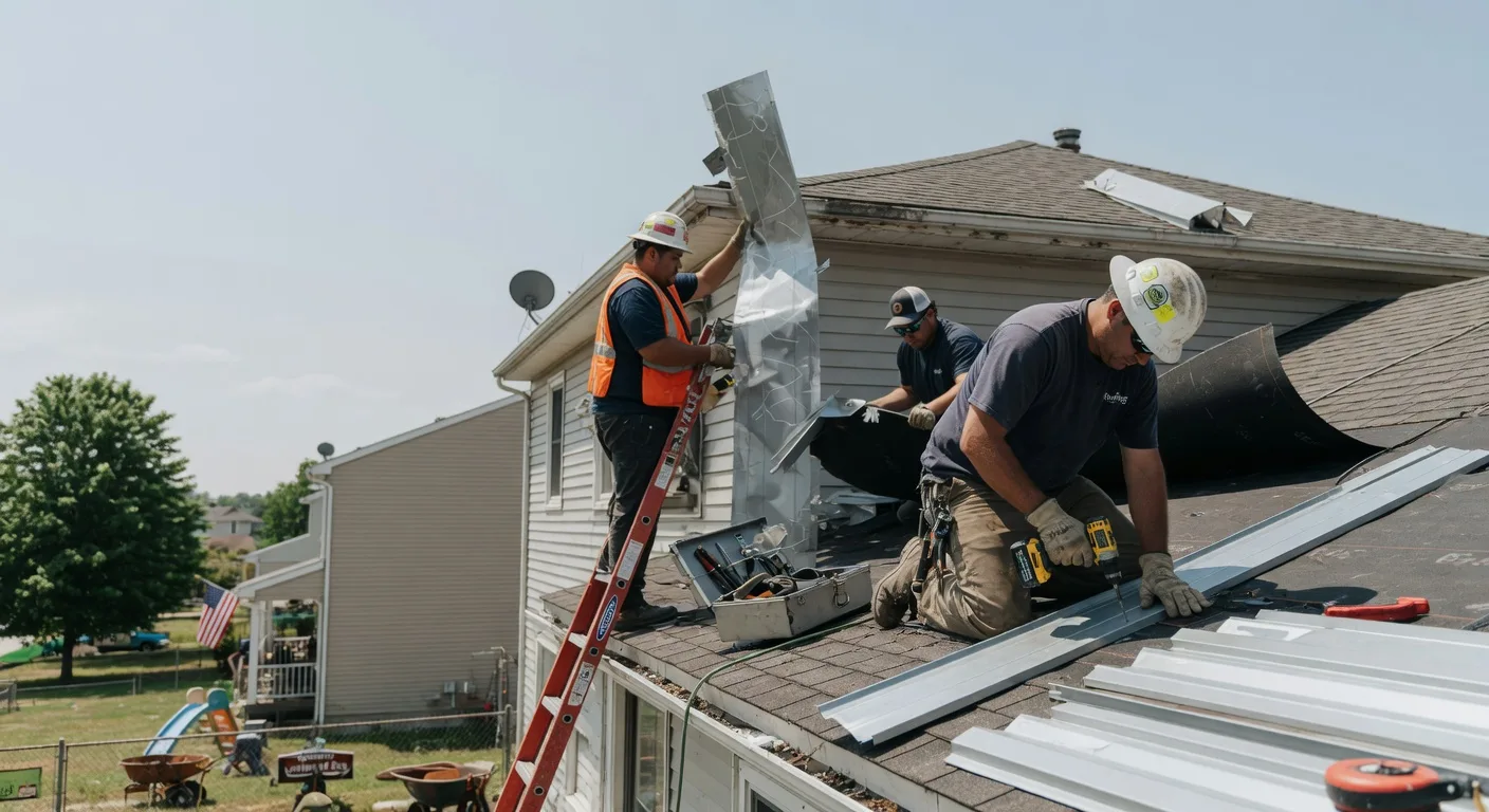 Storm Damage Metal Roof Repair in Hinsdale, MT